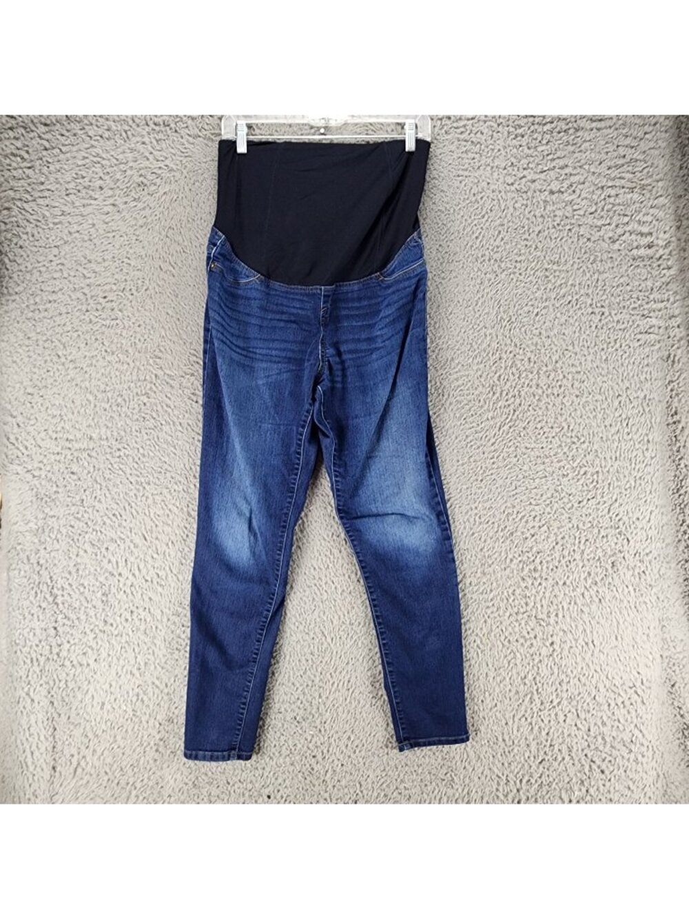 Isabel Jeans Womens 6 Blue Stretch Denim Skinny Maternity